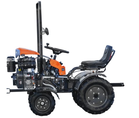Minitractor Ride-On 4x4 R1200 Evotools PLUS Motor Diesel Koop Pornire Electrica, far LED si sistem de franare hidraulic EvoTools Plus 683520 [2]