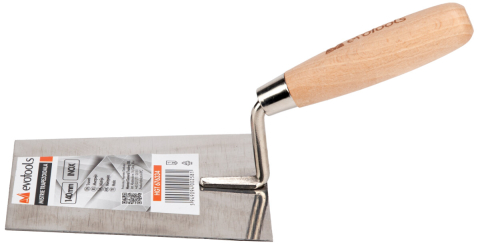 Mistrie Inox Trapezoidala Maner Lemn ETP - Unghi maner 90 grade [3]