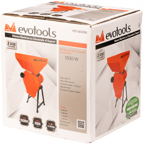 Moara Electrica cu Ciocanele si Suport Evotools [1]