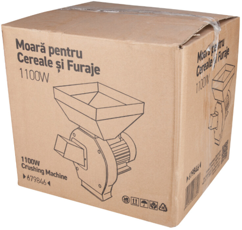Moara Electrica pentru Cereale si Furaje 1100W EvoTools [1]