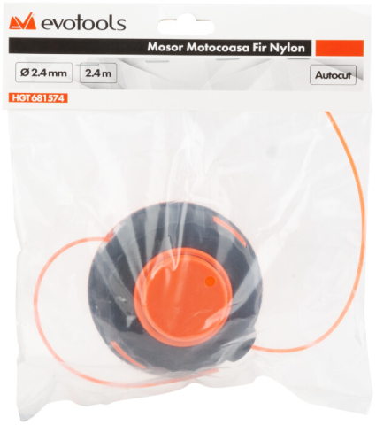 Mosor Motocoasa Fir Nylon cu Autocut 1165 / G[mm]: 2.4; L[m]: 2.4 - Grosime 2.4 mm Lungime 2.4 m Marime 10x1.25 [1]