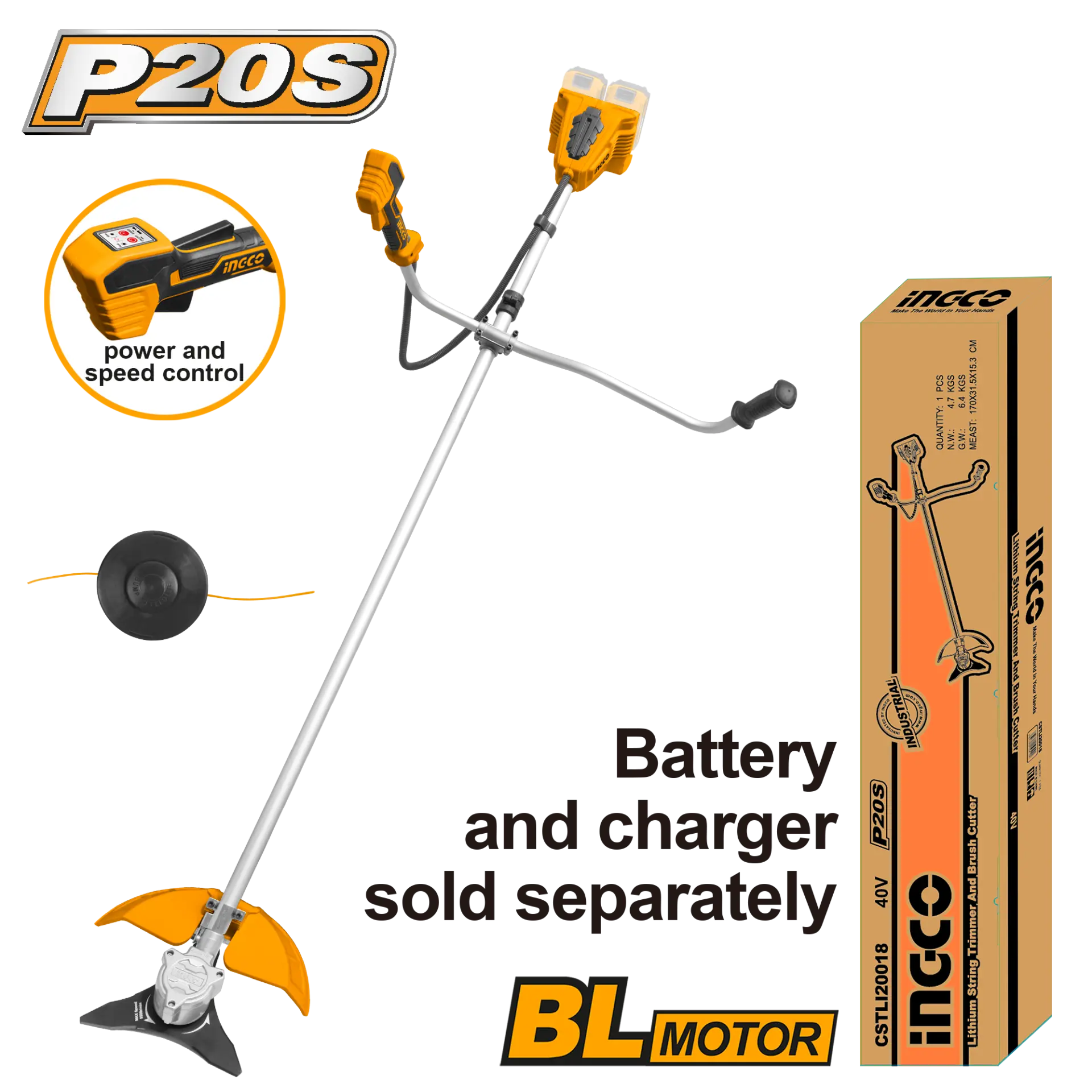 Trimmere electrice - Motocoasa 40V Fara Acumulatori