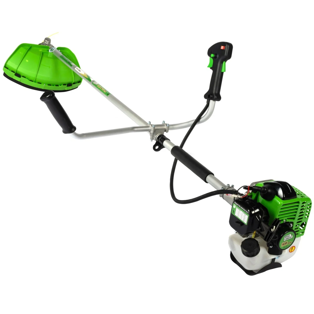 Motocoase 2 timpi - Motocositoare Micul Fermier 1CP, 25.4CC, motor benzina 2T, pornire rapida, 3 accesorii, tija 26mm