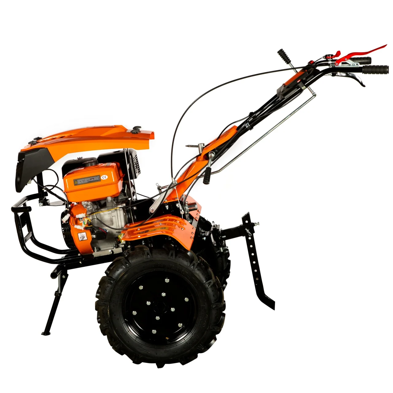 Motocultor Detoolz 15CP 420CC, benzina, 4T, 3 viteze, pornire manuala, cu roti [7]