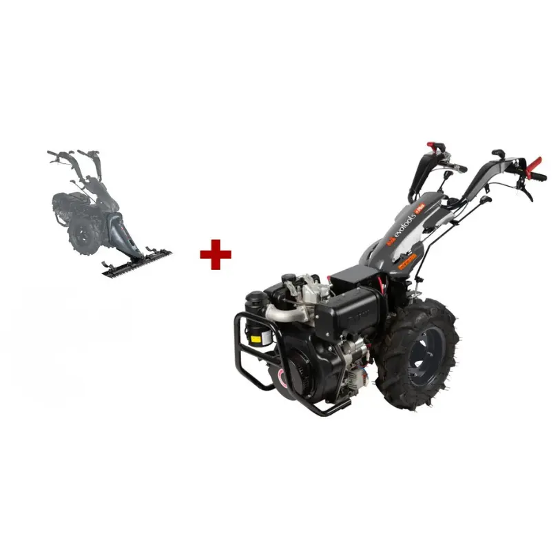 Motocultoare si motosape - Motocultor / Motocultivator 13CP cu Cositoare EvoTools +Plus Diesel Kama MTD370