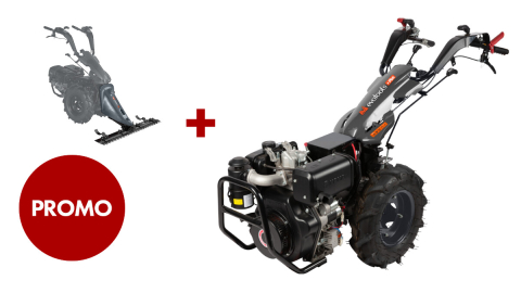 Gradina & gospodarie - Motocultor / Motocultivator cu Cositoare EvoTools +Plus Diesel Kama MTD370