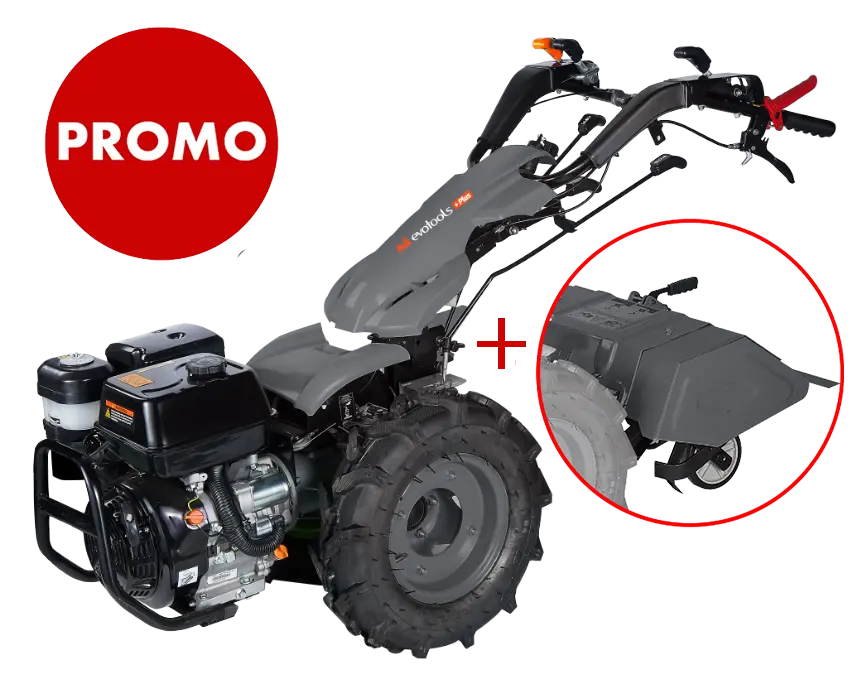 Motocultoare - Motocultor/Motocultivator Evotools PLUS Loncin 15CP MT370 cu Freza