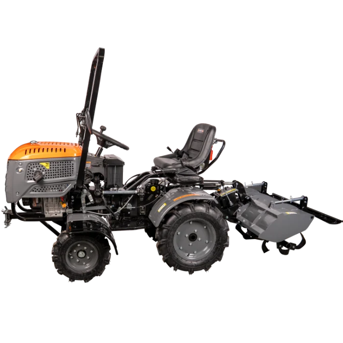 Motocultor Ride-On (Minitractor) 4x4 R003 14CP Diesel Koop Pornire Electrica Tirant Hidraulic si Freza Motrica EvoTools +Plus 3 Ani Garantie [4]