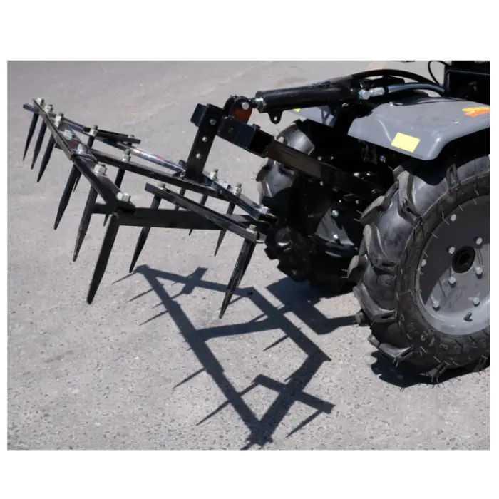Motocultor Ride-On (Minitractor) 4x4 R003 14CP Diesel Koop Pornire Electrica Tirant Hidraulic si Freza Motrica EvoTools +Plus 3 Ani Garantie [8]