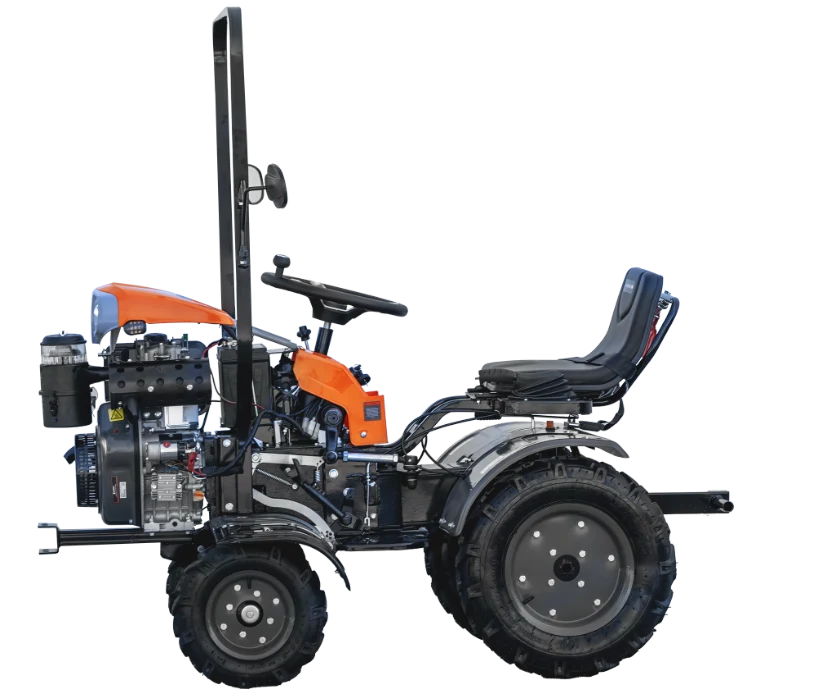 Motocultor Ride-On (Minitractor) 4x4 R1200 Evotools PLUS Motor Diesel KAMA Pornire Electrica - Putere 12 cp [9]