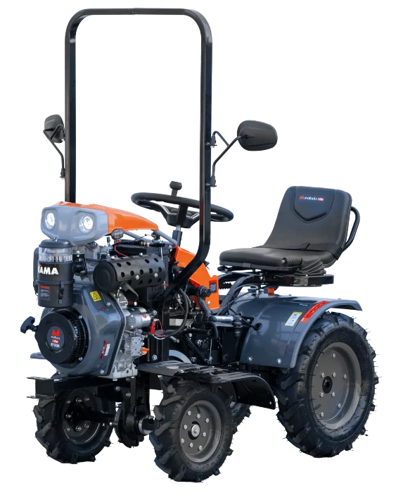 Motocultor Ride-On (Minitractor) 4x4 R1200 Evotools PLUS Motor Diesel KAMA Pornire Electrica - Putere 12 cp [1]