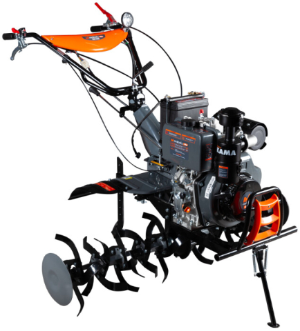 Motocultor TDK1100 Evotools PLUS Motor 11CP, Diesel KAMA Pornire Electrica cu Roti de Transport [1]