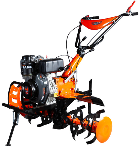 Motocultor TDK600 Evotools PLUS Motor Diesel KAMA cu Roti de Transport [1]