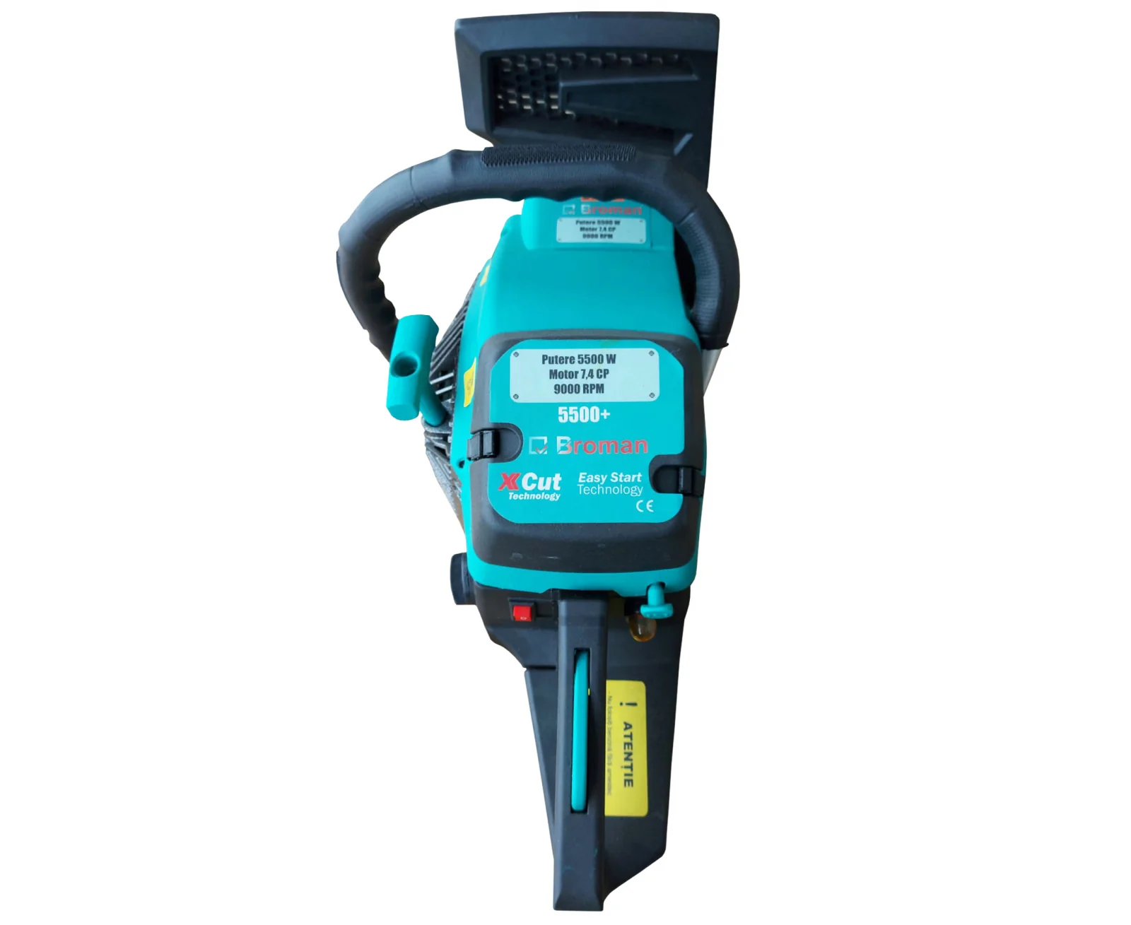 Motofierăstrău/Drujbă Broman 5500+, 2 Lanțuri, 2 Lame, 5500W, 7,4CP [5]