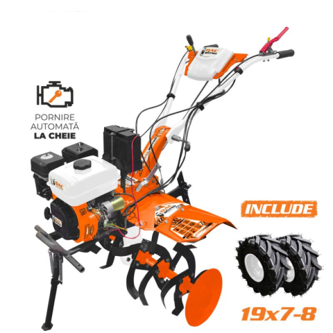 Motosape - Motosapatoare DAC185 PRO + roti cauciuc 19x7-8 8.5 CP