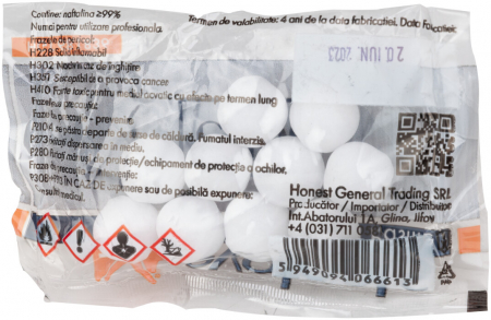 Accesorii sobe si burlane - Naftalina Pastilata