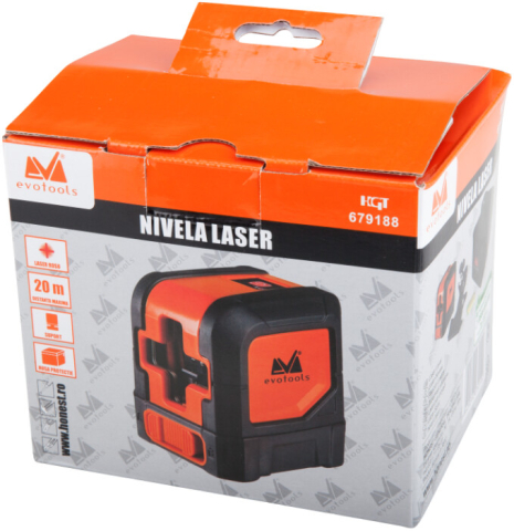 Nivela Laser Cruce cu Suport RLL - Distanta maxima 20 m Distanta Maxima Masurata 20 m [1]