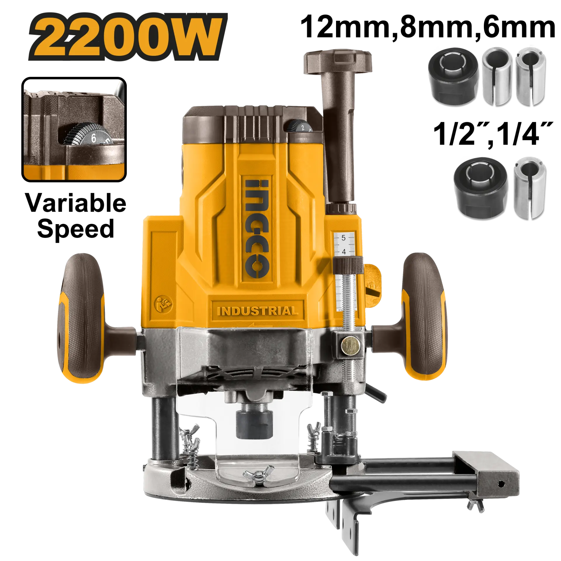 Scule & unelte - Oberfreza 2200W cu Viteza Reglabila