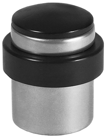 Feronerie, suruburi si elemente fixare - Opritor de Usa Argintiu - Diametru opritor 29 mm Inaltime opritor 41 mm