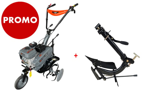 Motocultoare si motosape - Pachet Motosapa T704 cu Plug Dublu EvoTools +Plus