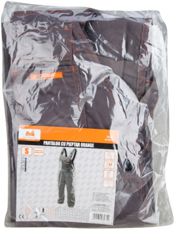 Pantalon cu Pieptar Orange [1]