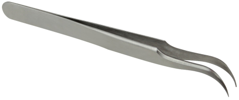 Scule & unelte - Penseta din Inox cu Varf Curbat - Lungime penseta 120 mm