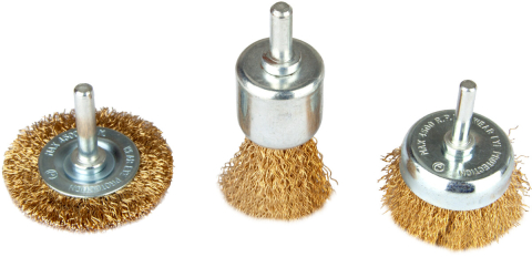 Accesorii scule si unelte electrice - Perie Sarma Combinata (3 piese)