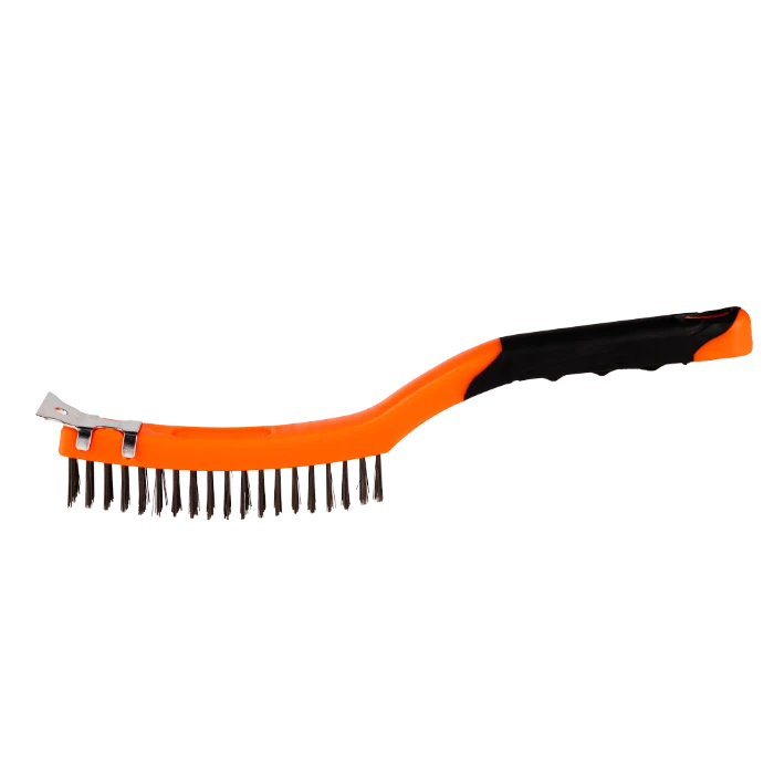 Diverse - Perie Sarma Otel Negru Maner Plastic 2 culori cu Racleta