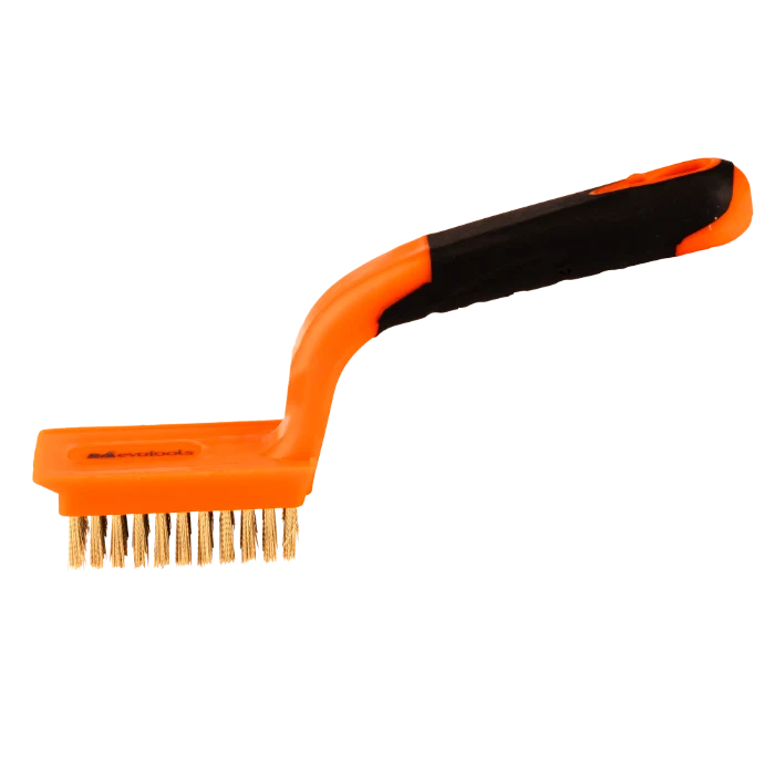 Perie Sarma Otel placat Cupru Maner Plastic 2 culori Mini [1]