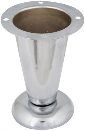 Accesorii mobilier - Picior de Mobilier 4767 - Material Otel Tip Fix Inaltime picior 100 mm Culoare picior Crom