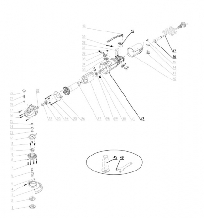 Piese de schimb polizor unghiular/Flex 678727 - 1 Buc [0]