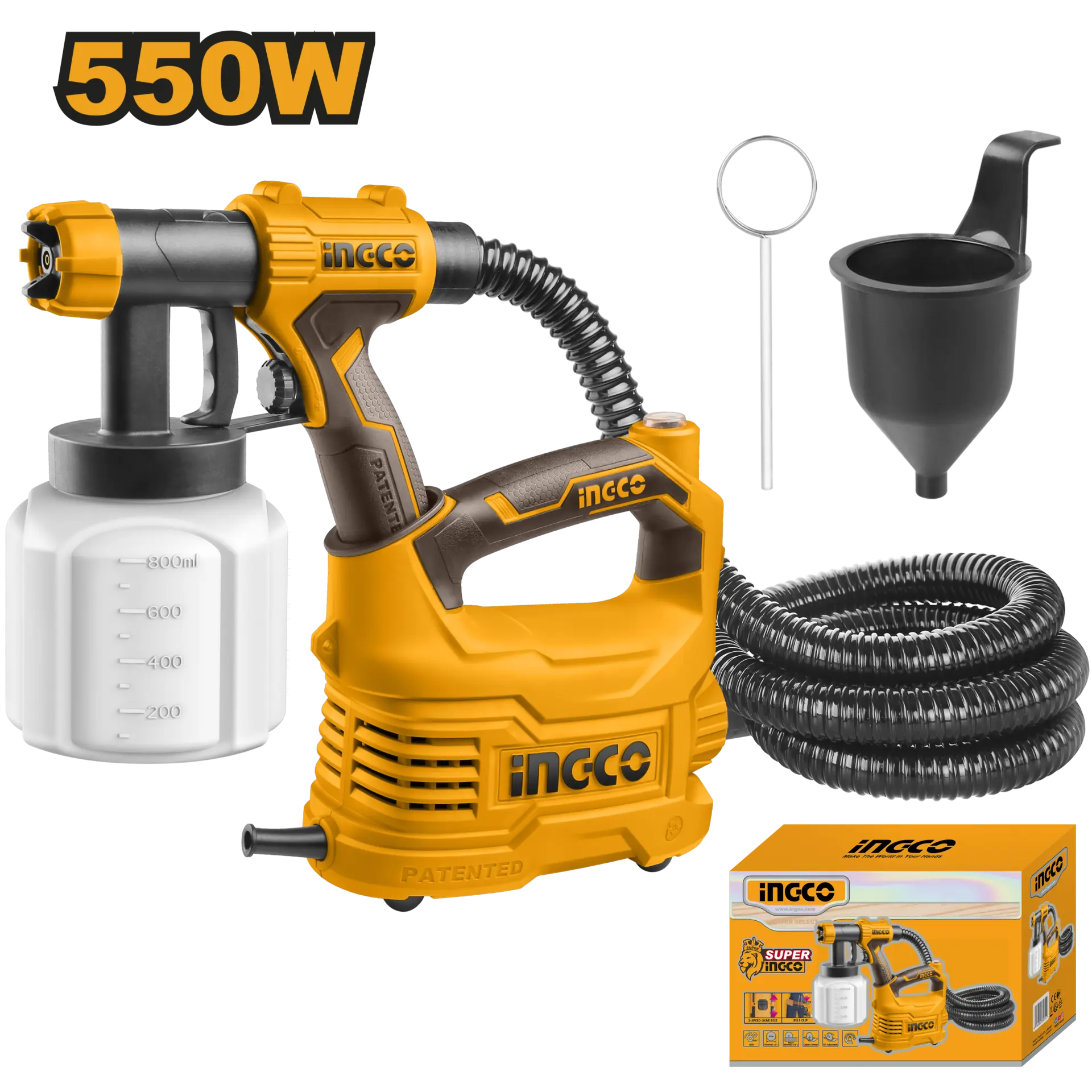 Pistol Electric cu Aer pentru Vopsit 500W [1]