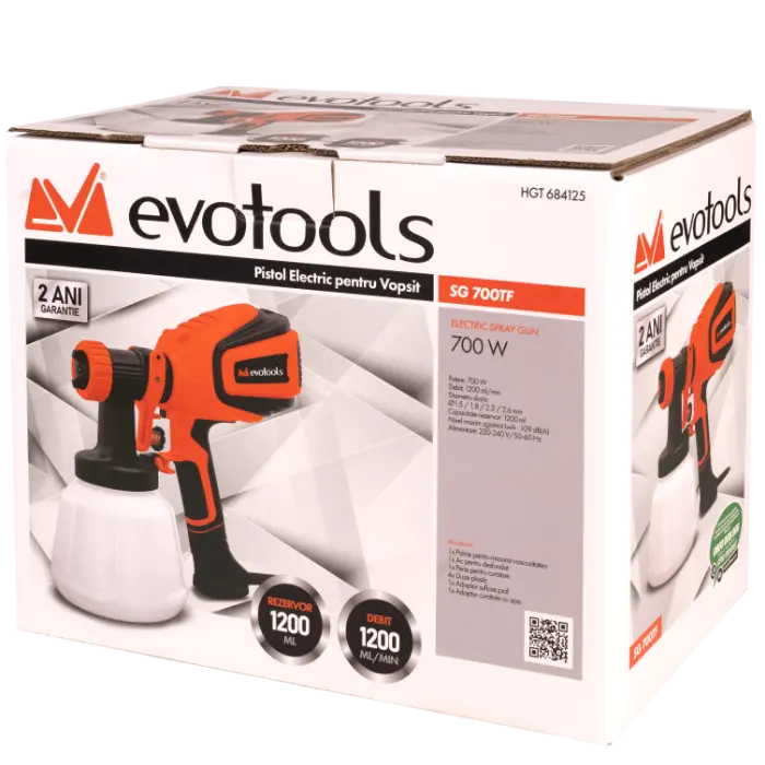 Pistol Electric pentru Vopsit SG700TF EvoTools [1]