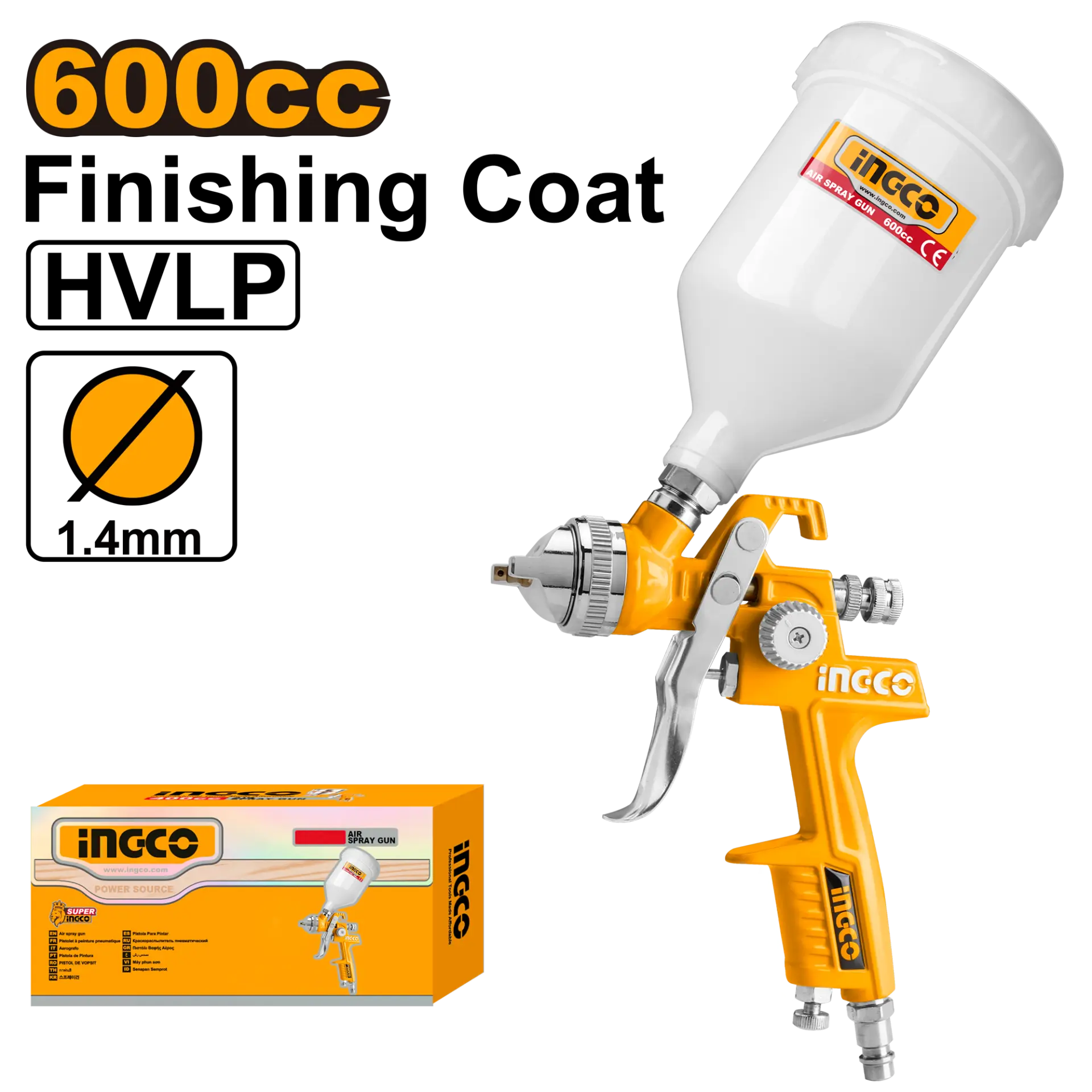 Scule si unelte pneumatice - Pistol Vopsit cu Vas Superior 600cc