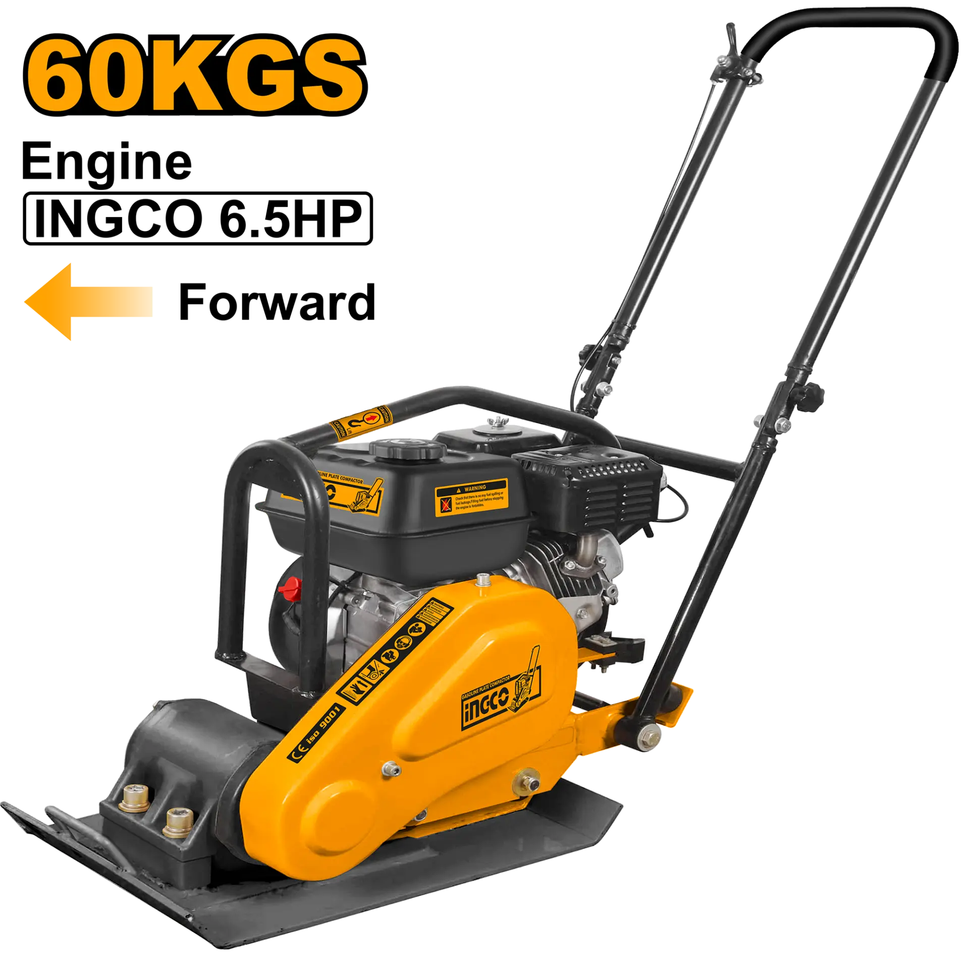 MAI compactor - Placa Compactoare 60Kg 6.5Hp