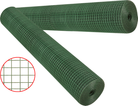 Materiale constructii - Plasa Sudata Zincata Plastifiata - Lungime 10 m