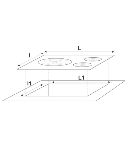 Plita Fonta 3OC cu Rama - 720 X 610 mm [1]