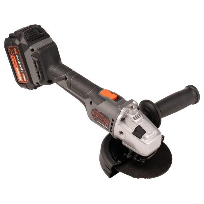 Polizor Unghiular Brushless cu Acumulator 4Ah, Incarcator si 10 Discuri Debitare MAX 20V POWER EvoTools +Plus [5]