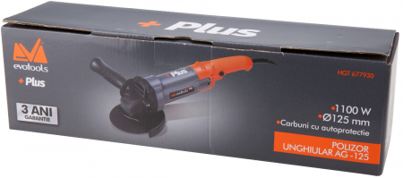 Polizor Unghiular Flex AG 125 1100W EPTO PLUS, 3 ANI GARANTIE - Putere polizor 1100 W [1]