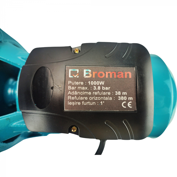 Pompa apa Broman Jet ejector DP-255, 2.2 kW, 3.8 bar, debit 60L/min [4]