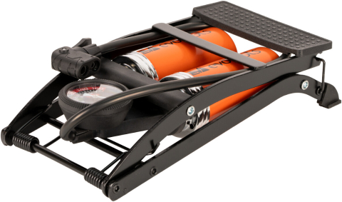 Pompa Auto de Picior cu Manometru si Doua Pistoane 2046 Evotools [3]