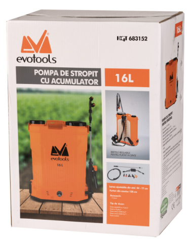 Pompa de Stropit cu Acumulator PP EvoTools [1]