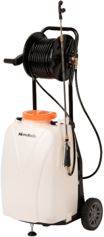 Pompa de Stropit cu Acumulator, Roti de Transport si Furtun 30M - Volum 40 l [2]