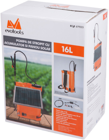Pompa de Stropit cu Acumulator si Panou Solar ETS [1]
