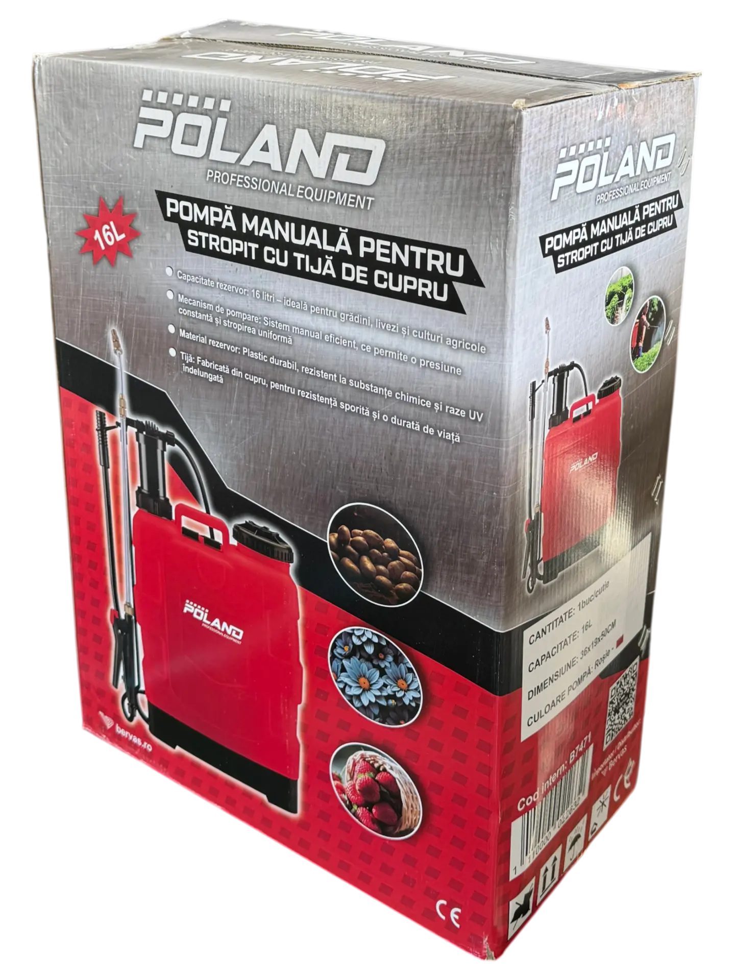 Pompa de Stropit Manuala 16L cu Tija din Cupru [9]