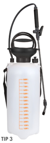 Pompa de Stropit / Pulverizator Cilindrica din Plastic - Tip 2 Volum 8 l [4]