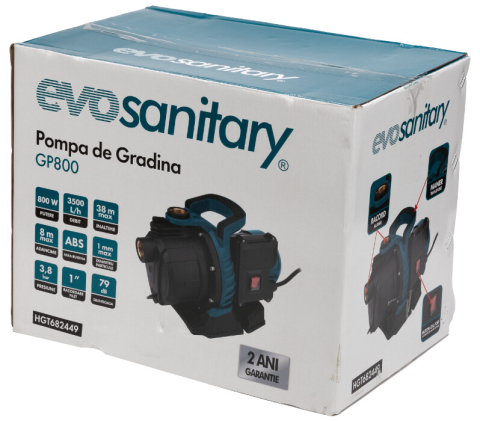 Pompa Gradina ABS GP800 Evosanitary [1]