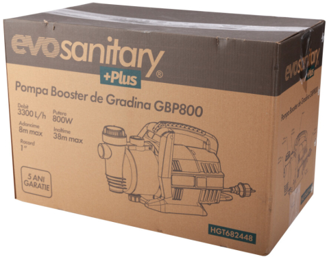 Pompa Gradina Booster GBP800 Evosanitary PLUS 5 ANI GARANTIE! [1]