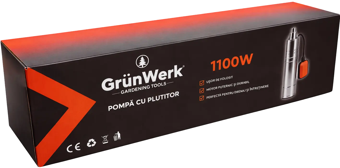 Pompa Inox cu Snec 1.1kw cu Plutitor GW [4]