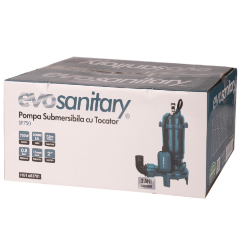 Pompa Submersibila cu Tocator WQD10-10-0.75DF Evosanitary [1]